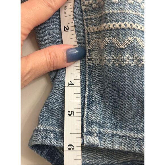 Pilcro embroidered boho STET midi shorts size 27 - Picture 9 of 10